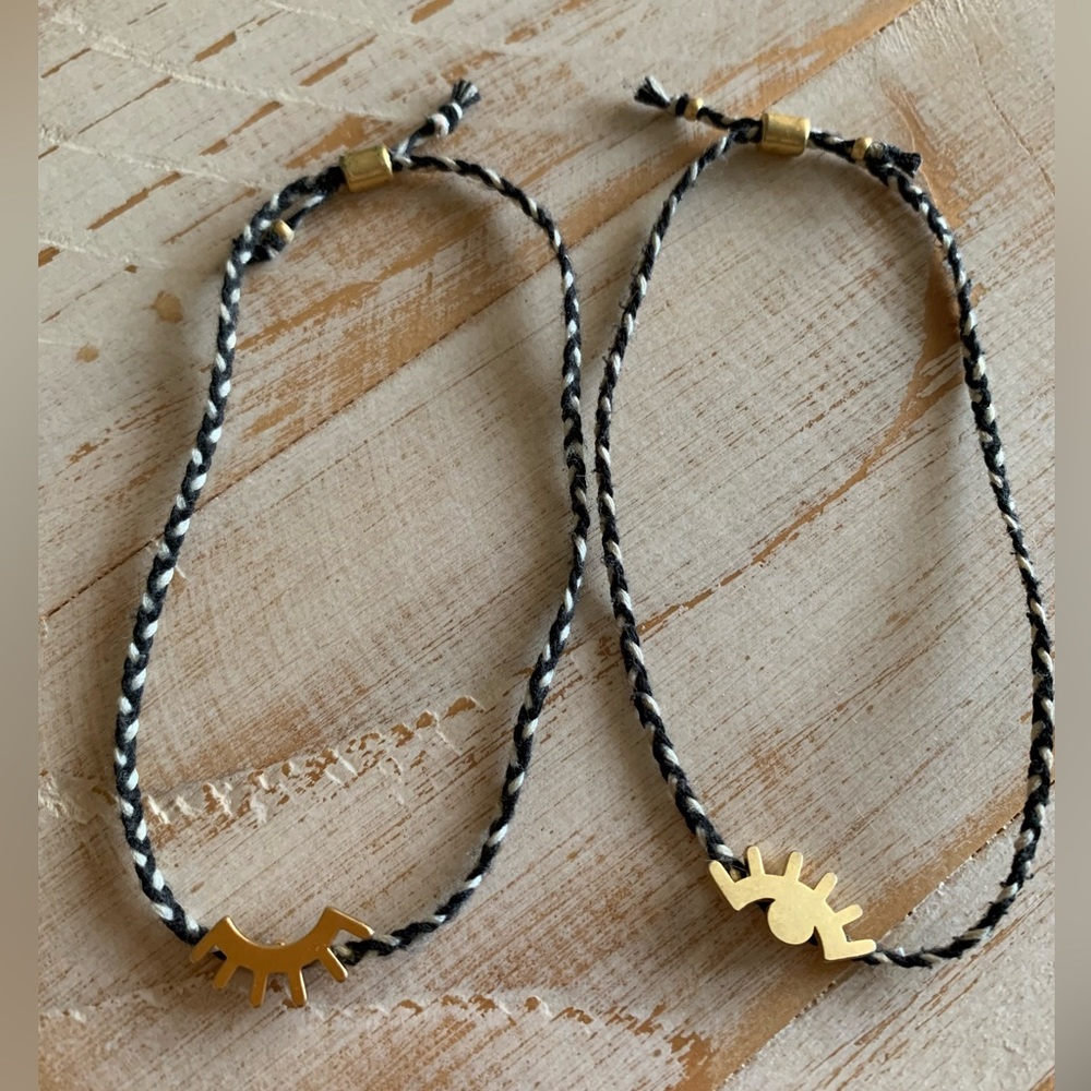 Madewell Two-Pack Set of Friendship Bracelets - Picture 2 of 4